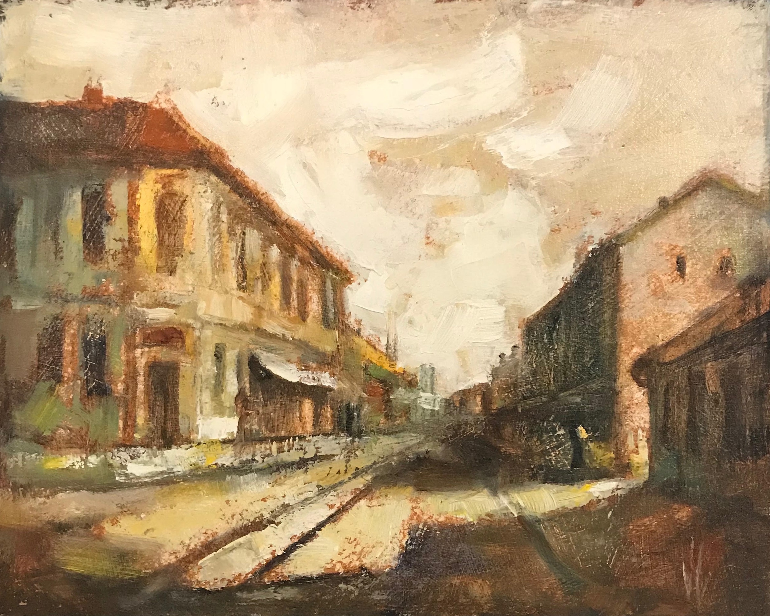 Vladan Ignjatović - Oil on wood  10 x 8” ($350)